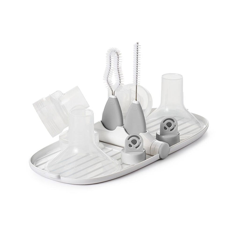 Breast Pump Parts Drying Rack with Detail Brushes Y1