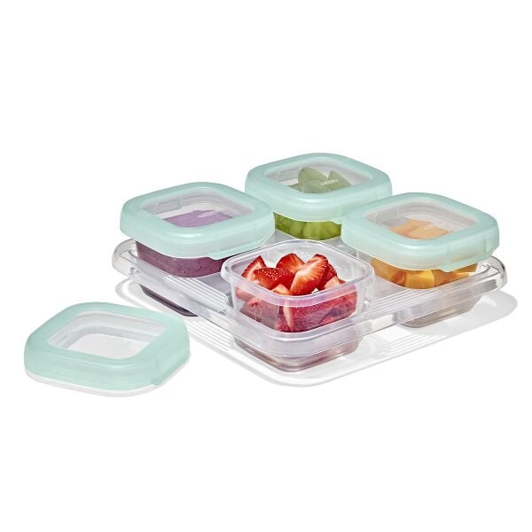 Baby Blocks Food Storage Containers (4 oz) - Opal A0