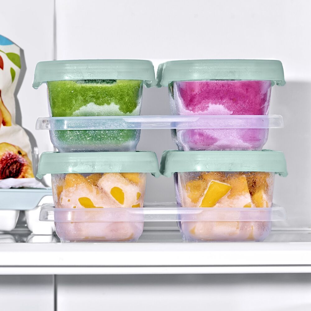 Baby Blocks Food Storage Containers (6 oz) - Opal Y3