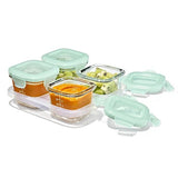 Glass Baby Blocks Food Storage Containers (4 oz) - Opal H7