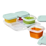 Silicone Baby Blocks Food Storage Containers (4 oz) - Opal B2