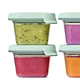 Silicone Baby Blocks Food Storage Containers (4 oz) - Opal B2