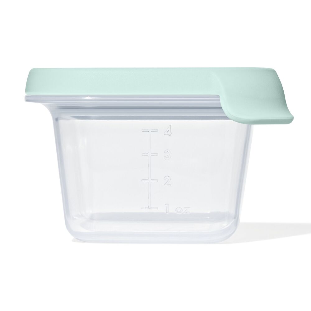 Silicone Baby Blocks Food Storage Containers (4 oz) - Opal B2