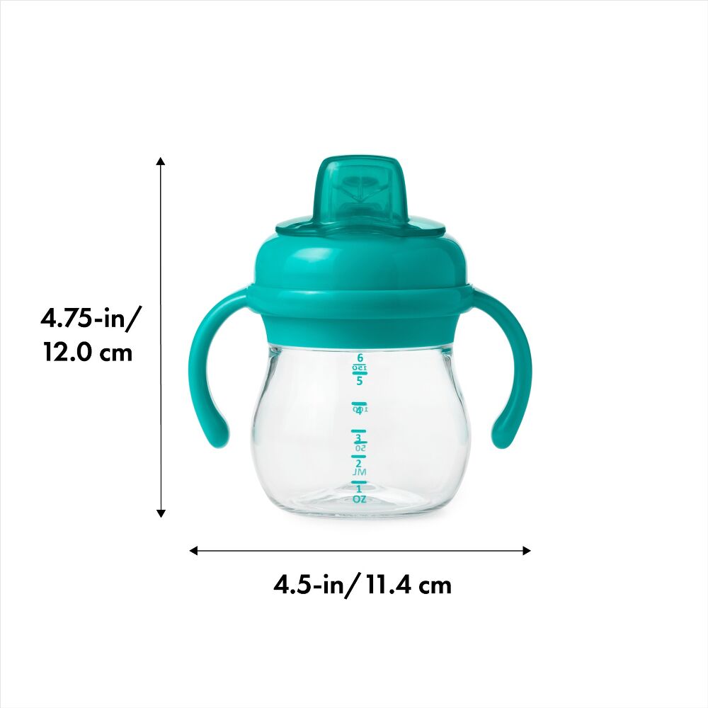 Transitions 6 Oz Soft Spout Sippy Cup with Removable Handles V6